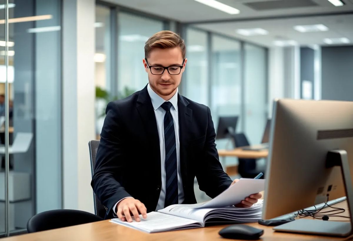 Trainee på bank " Sam 22 år" 
