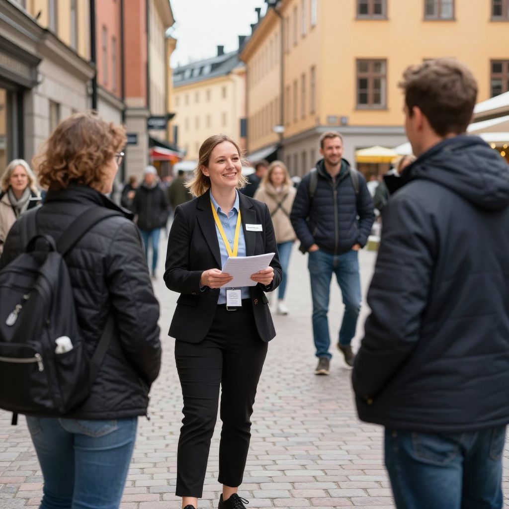 Utåtriktad eventpersonal sökes för snusundersökning i centrala Stockholm
