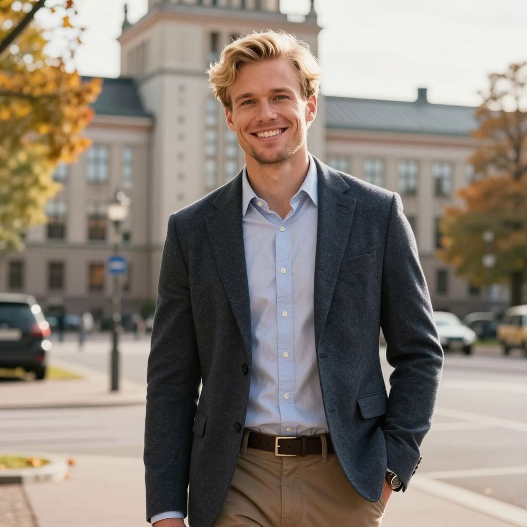 Blond man 20–30 år sökes för foto och film för Stockholms universitet