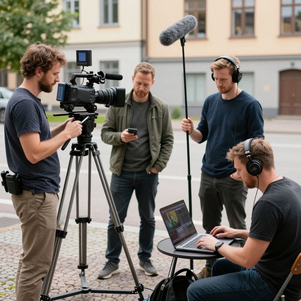Filmarbetare sökes till reklamfilm i Örebro (kamera, ljud, klipp)