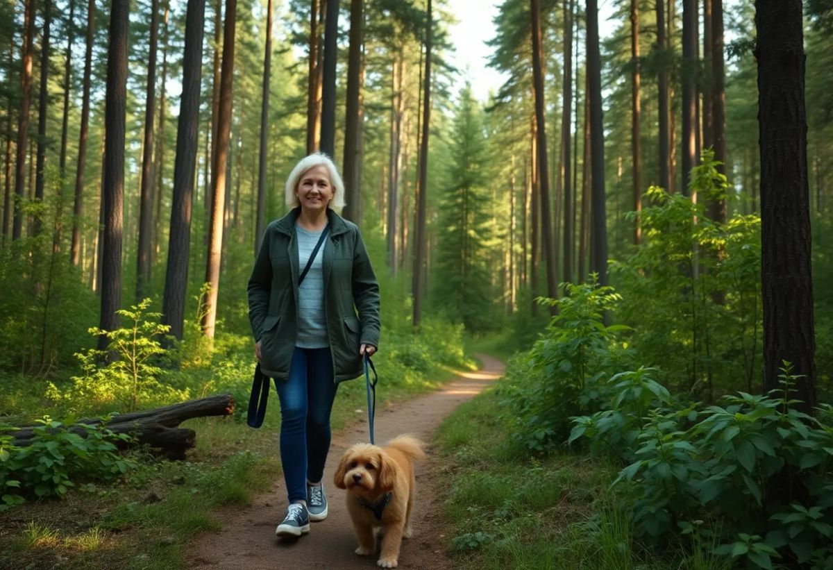 Kvinna med hund sökes!