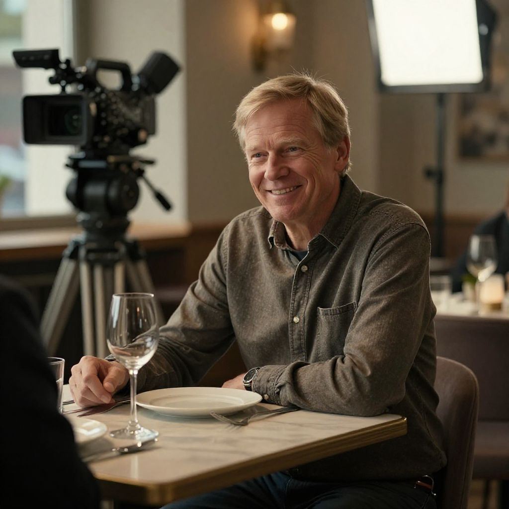 Man 60–70 år sökes för restaurangscen i reklamfilm i Skåne