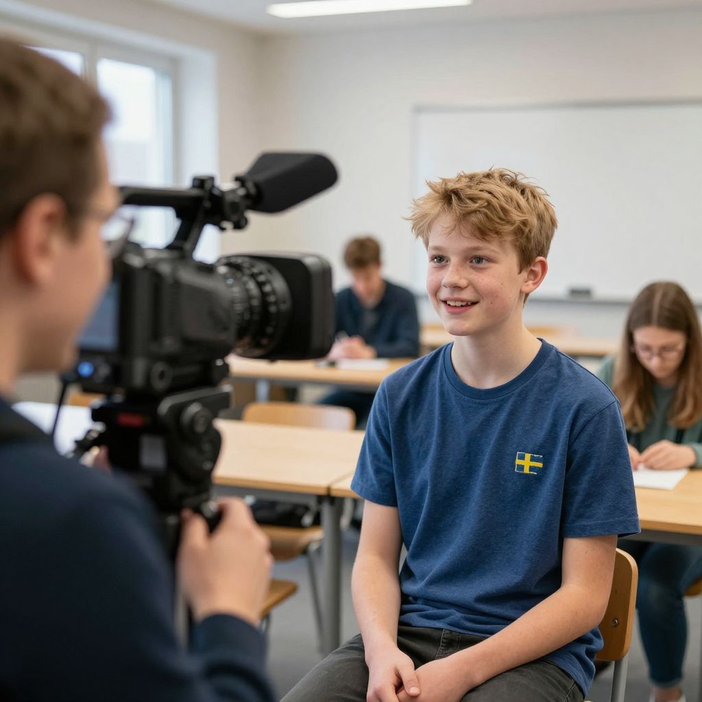 Ung reporter 15–20 år sökes till intervjufilm för svensk myndighet i Jönköping