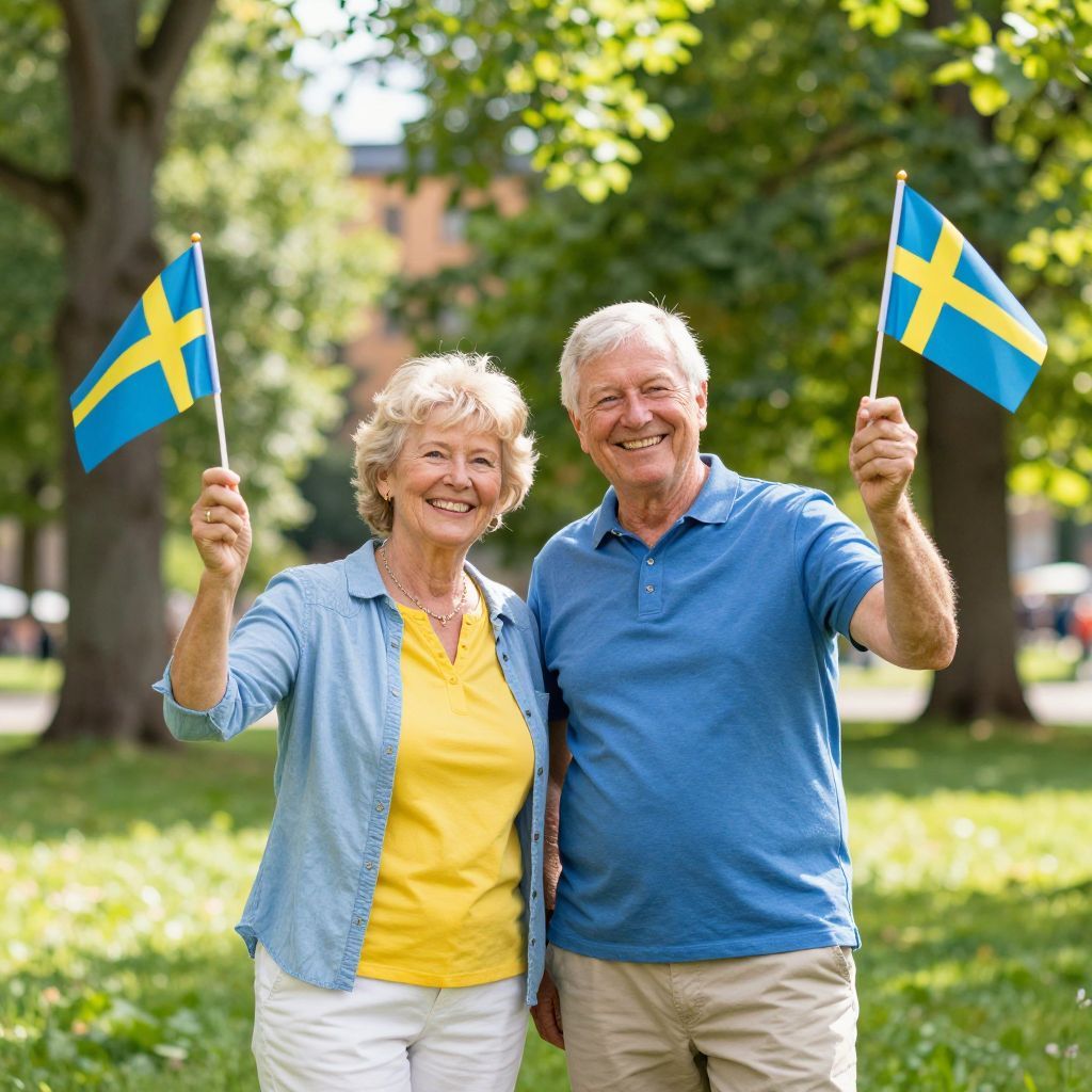 Pensionärspar sökes för fotografering på Nationaldagen i Stockholm