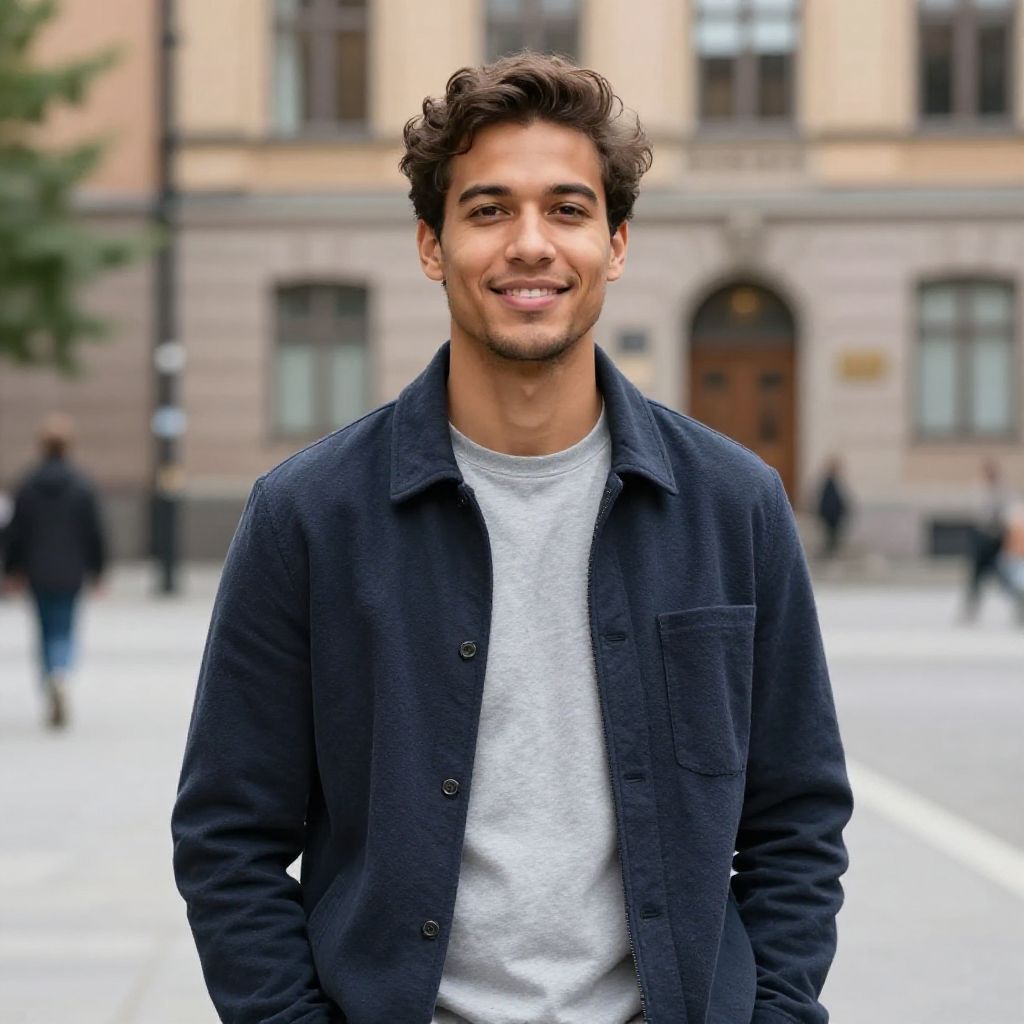 Man 20–25 år sökes för reklamfotografering för Stockholms universitet