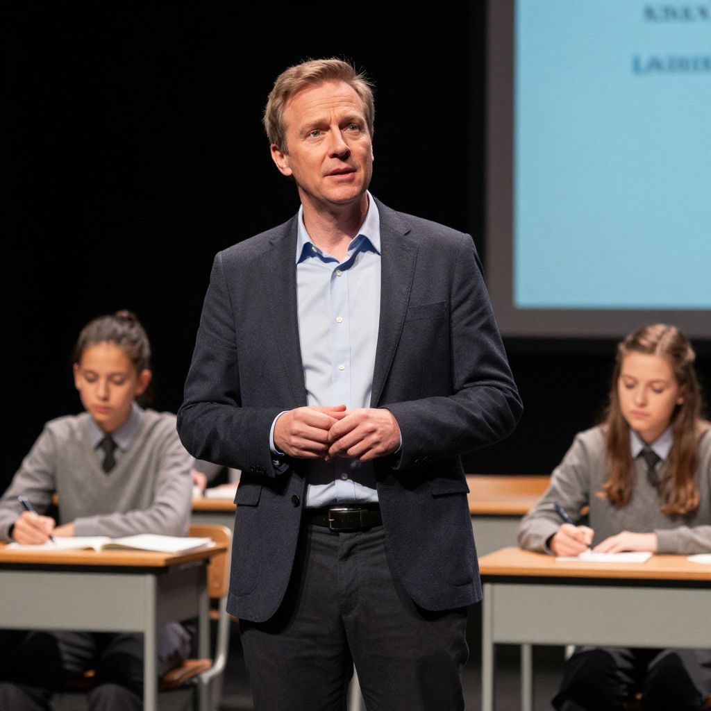 Skådespelare som kan gestalta gymnasielärare sökes till teaterpjäs i Landskrona