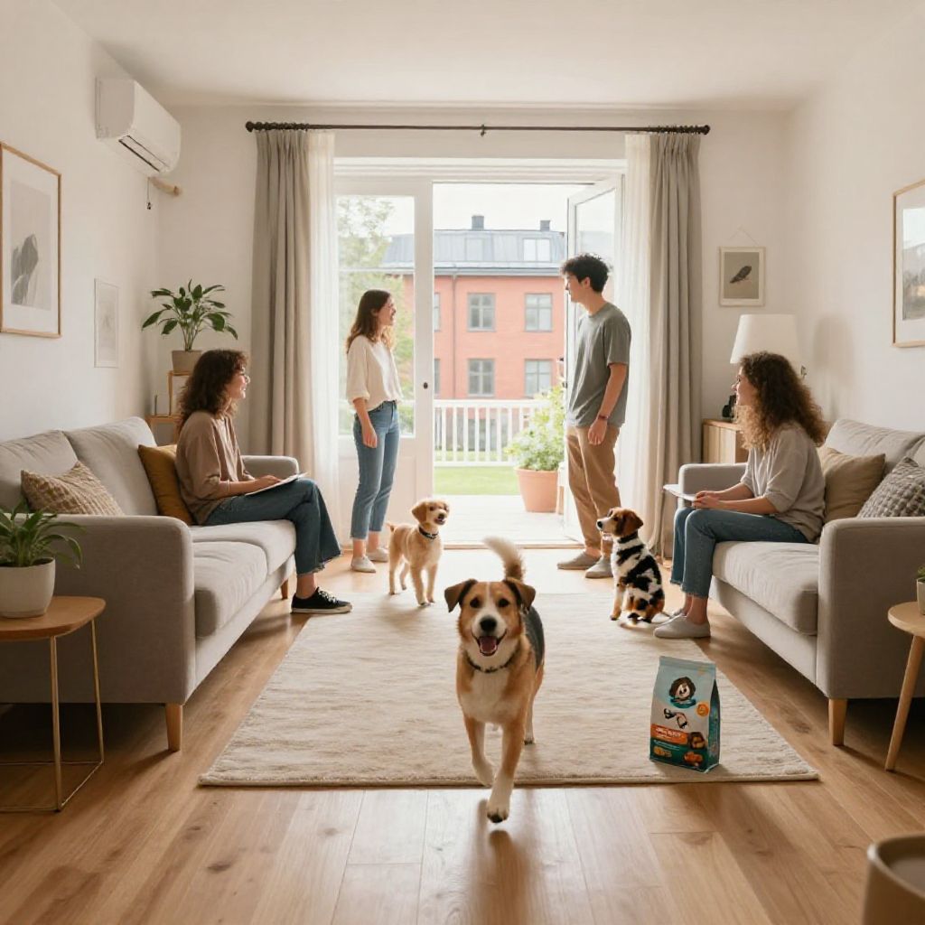 Hundvänligt hem i Stockholm sökes för reklamfilm inom hundfoder