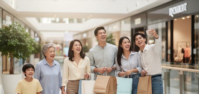 Modeller 8-40 år med kinesiskt utseende sökes för kampanj för köpcentrum