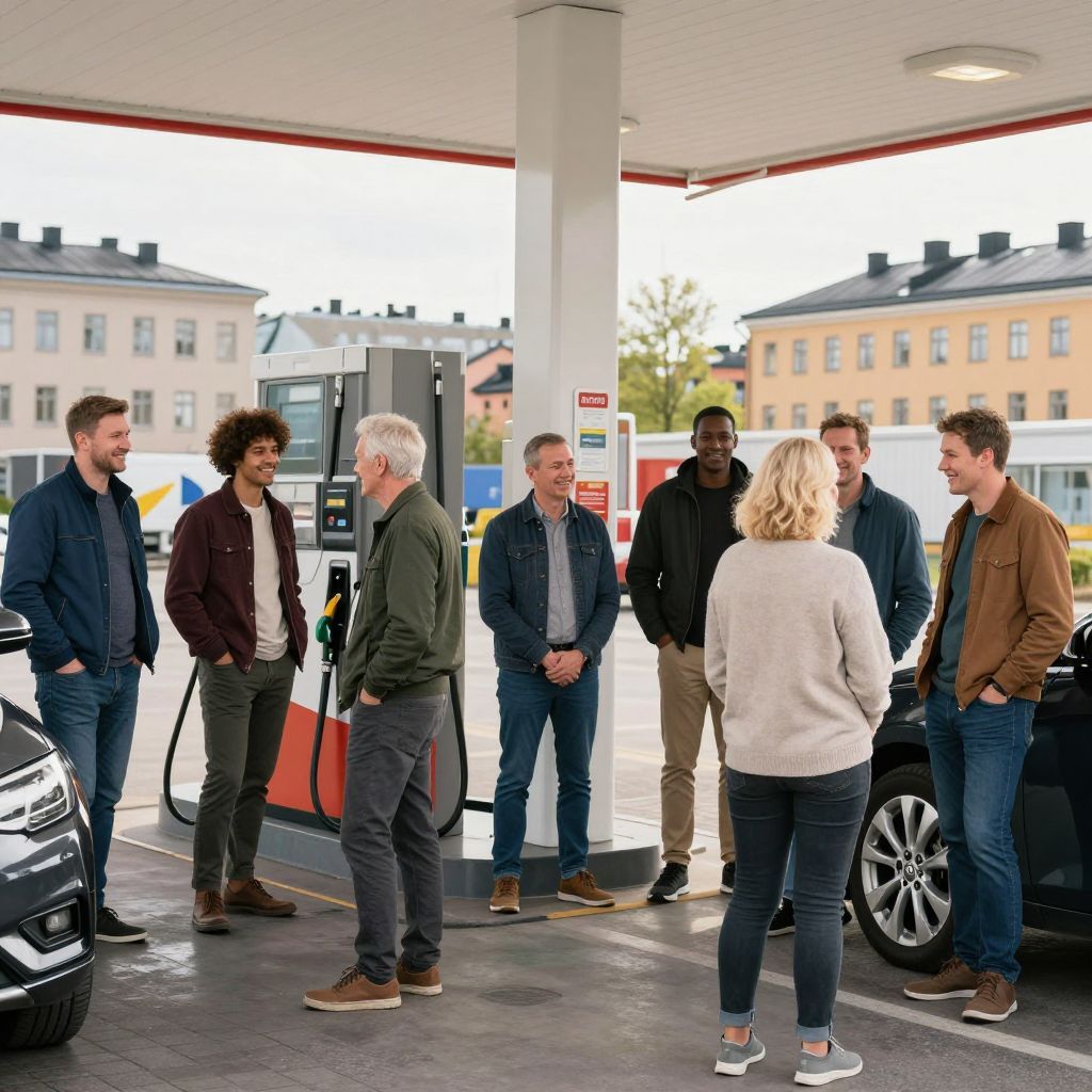 Statister 20–60 år sökes till reklamfilm för drivmedelsföretag i Stockholm