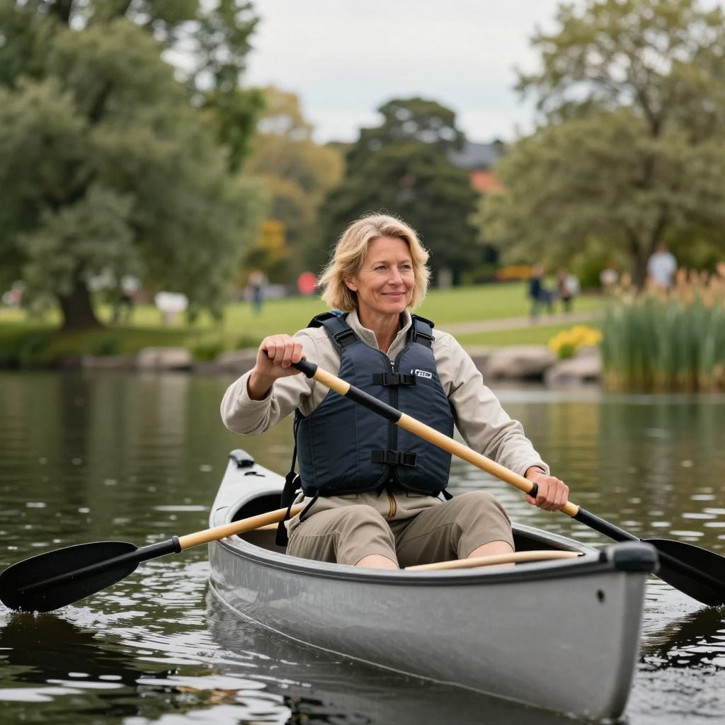 Kvinna 50 år med egen kanot sökes för reklamfilm i Stockholm
