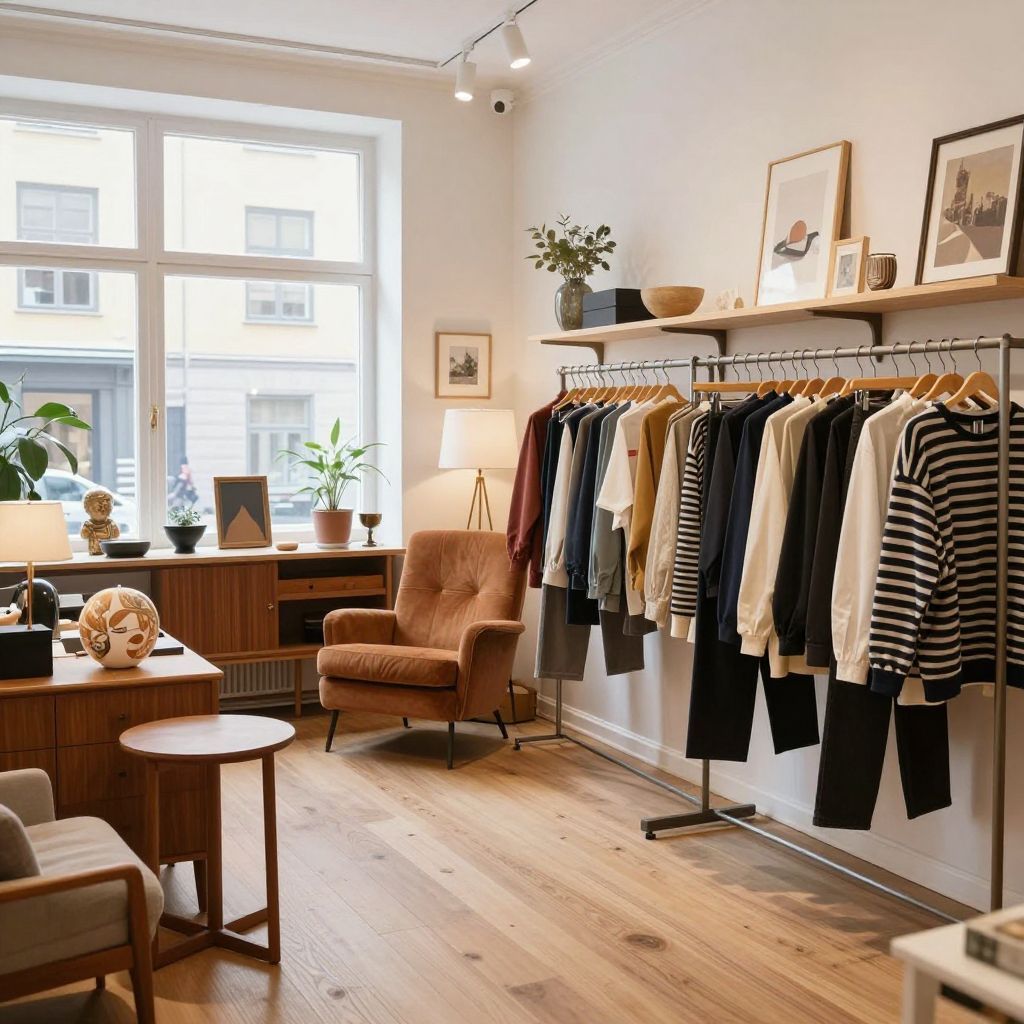 Second hand-butik i Stockholm sökes som location för fotografering 22 april