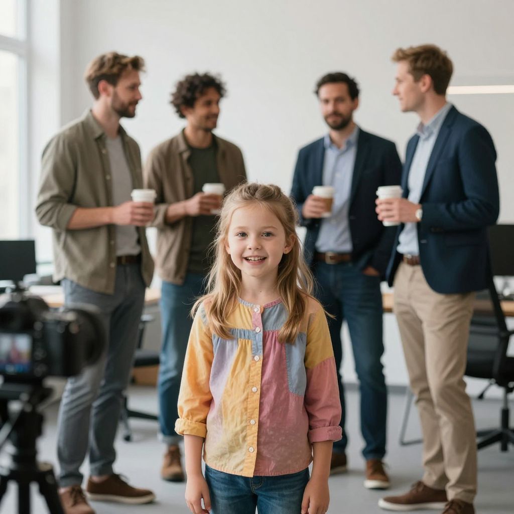 Flicka 6–7 år och pappor sökes till reklamfilm i Stockholm
