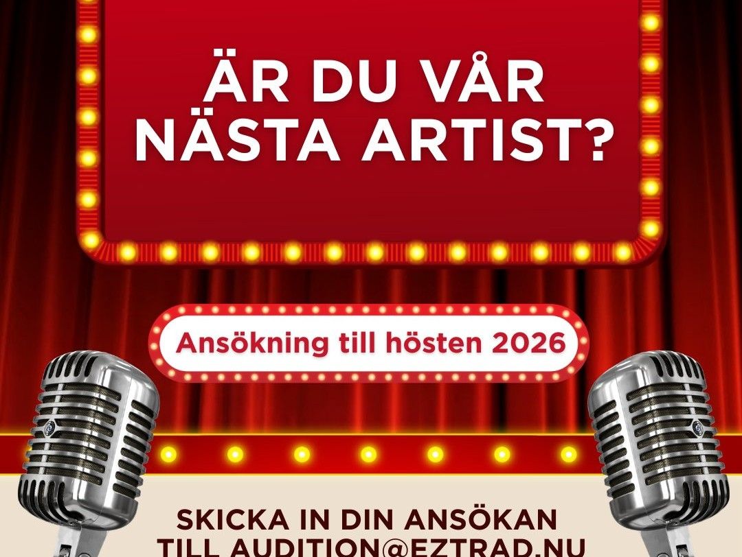 Artister och komiker sökes till Eztrad i Örebro
