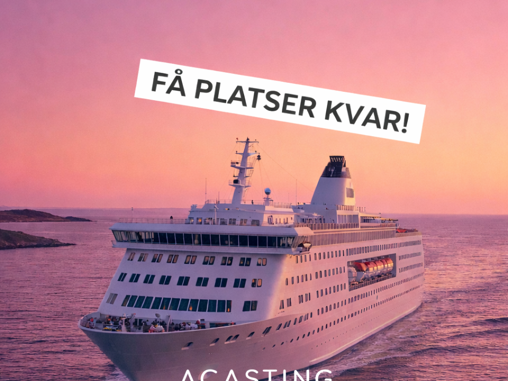 HÄNG MED PÅ VÅRENS SKÖNASTE DAGSKRYSSNING MED ACASTING!