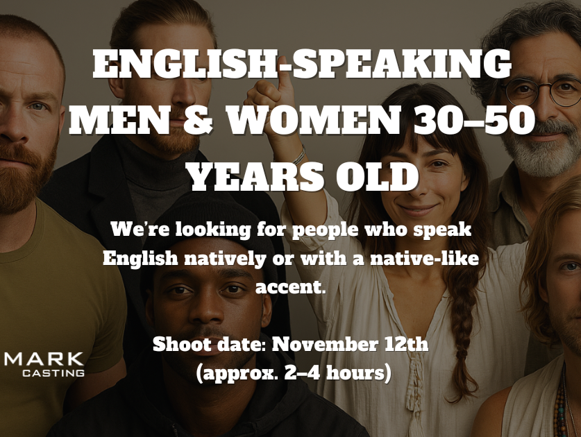 ENGLISH-SPEAKING MEN & WOMEN AGED 30–50