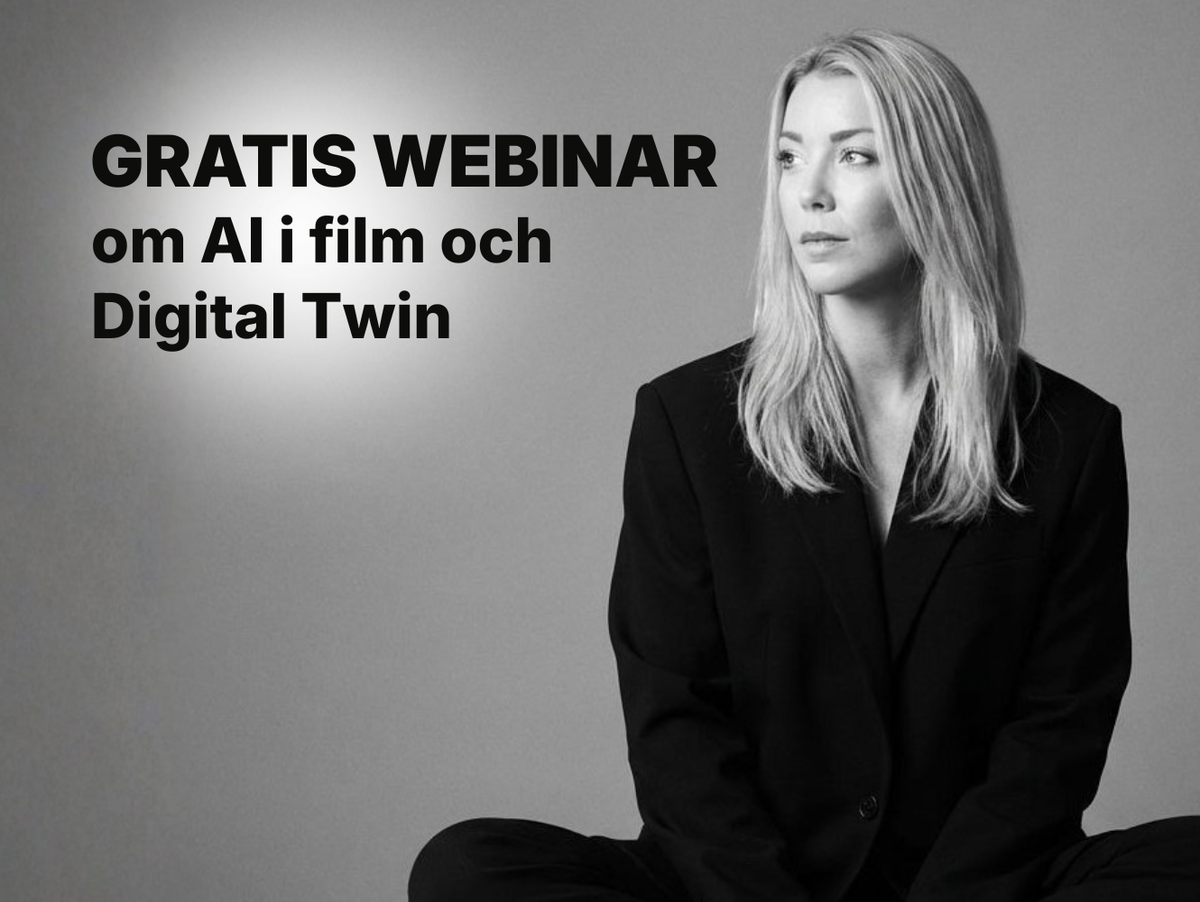 Gratis Webinar - AI & Digital Twin: vad betyder det för dig?