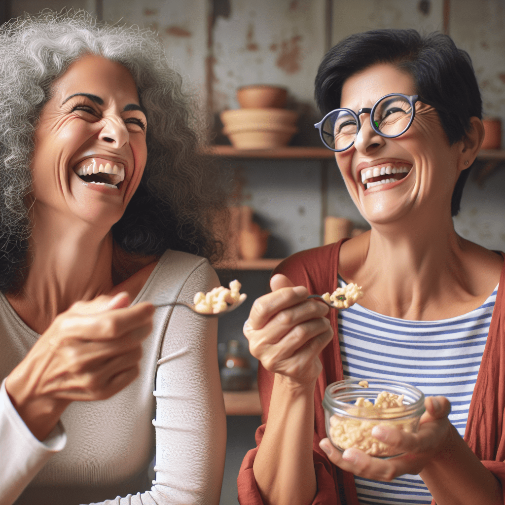 Featured extras till humoristisk reklam för livsmedelsmärke 9 april