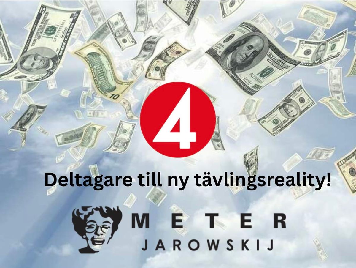 Ny tävlingsreality för TV4 söker deltagare i höst