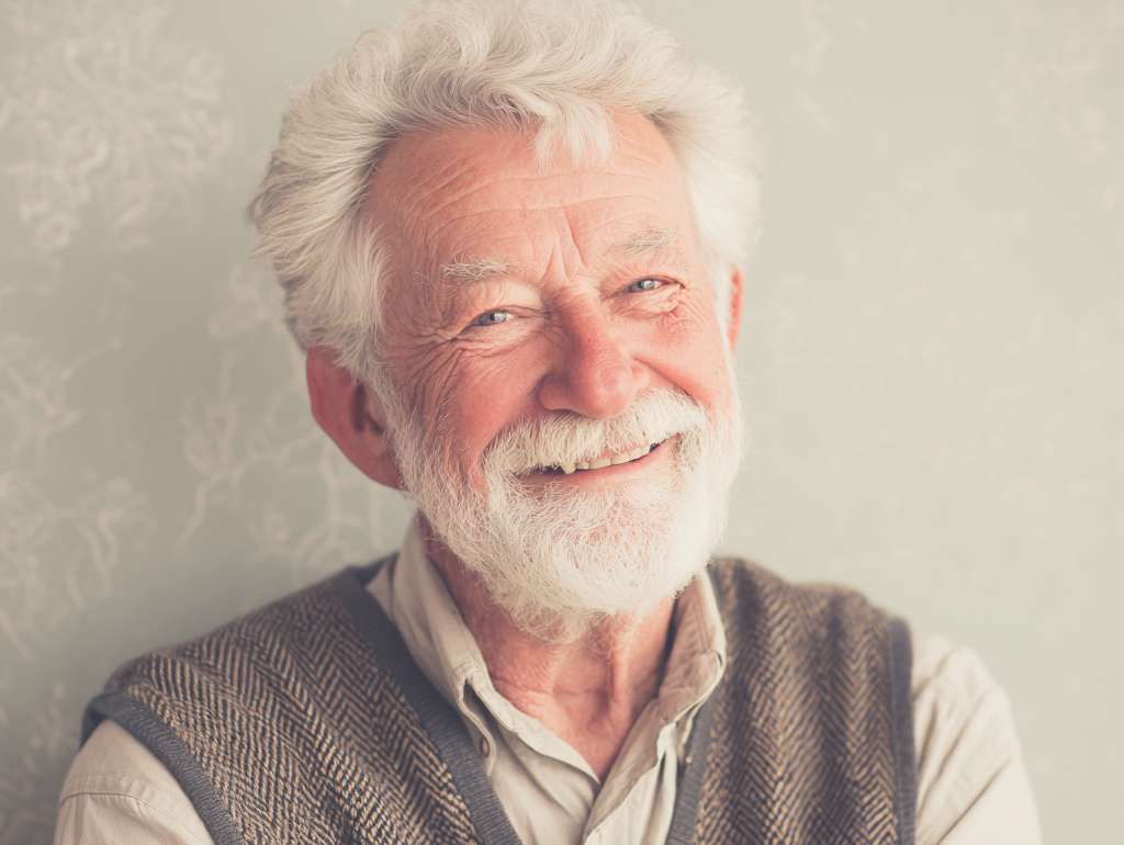 Färgstark & fartfylld herre i 70-årsåldern