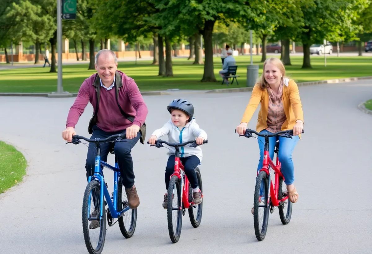 Mamma/Pappa med barn 6-8 år som kan cykla sökes till reklamfilm för optikerkedja. 