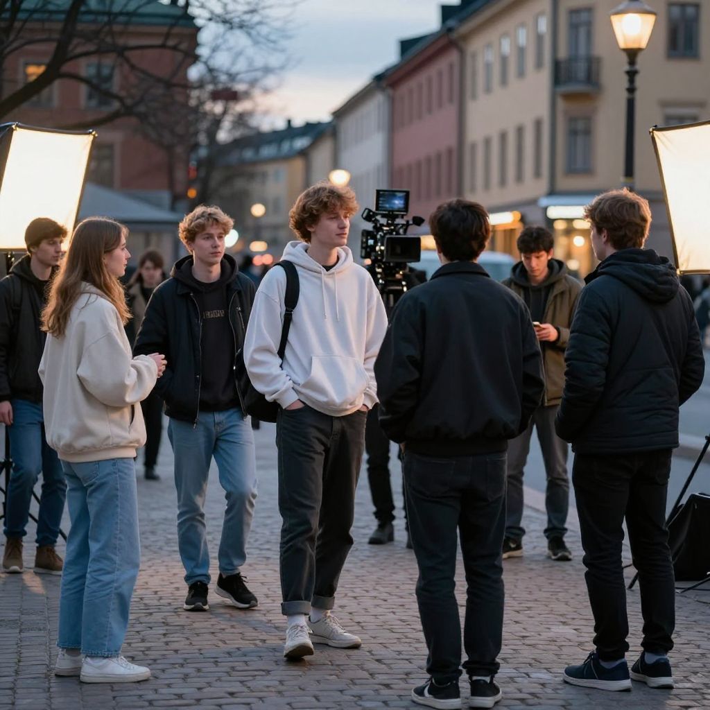 Statister 18–24 år sökes till kvällsinspelning i Stockholm (19 mars)