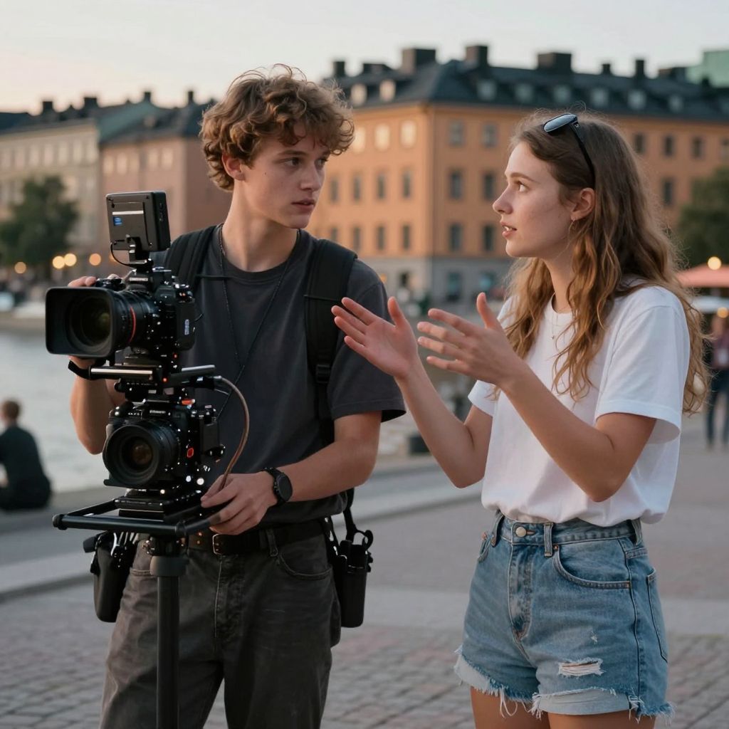 Kreativt team (filmare & medregissör) 19–25 år sökes till ungdomsserie på TikTok i Stockholm