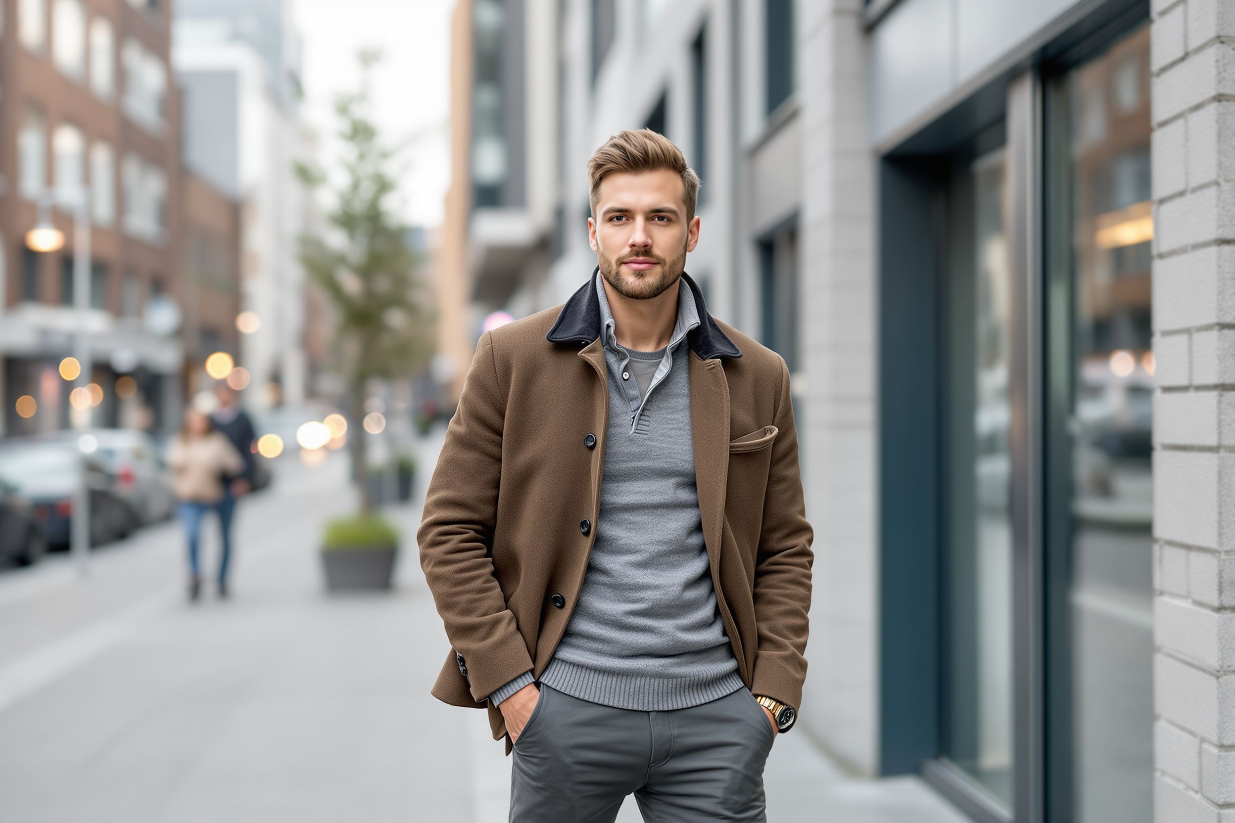 Skandinavisk kille 30-35 år till fotografering för fastighetsbolag