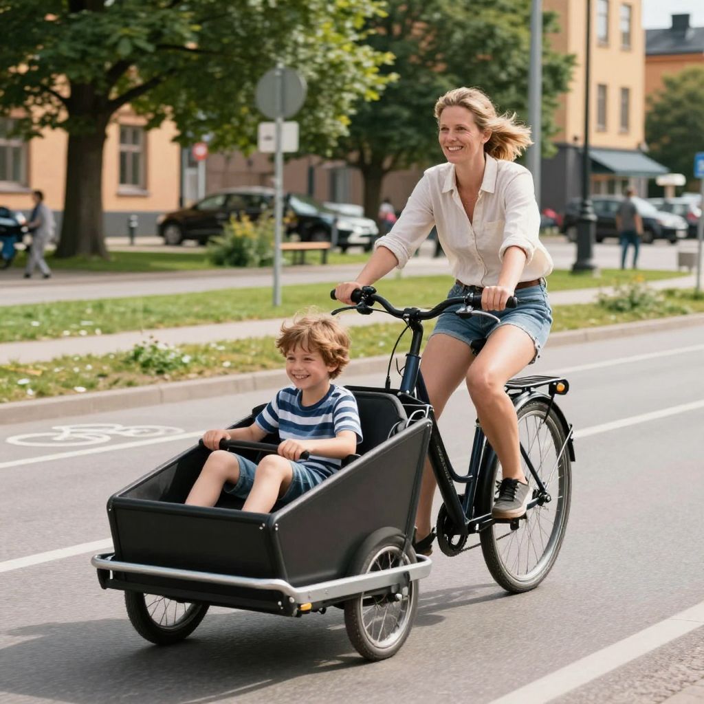 Mamma (30–50 år) och son (5–12 år) sökes till cykelfilm i Malmö