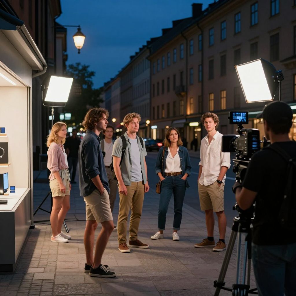 Statister sökes till reklamkampanj för elkedja – Nattinspelning 2–3 juni