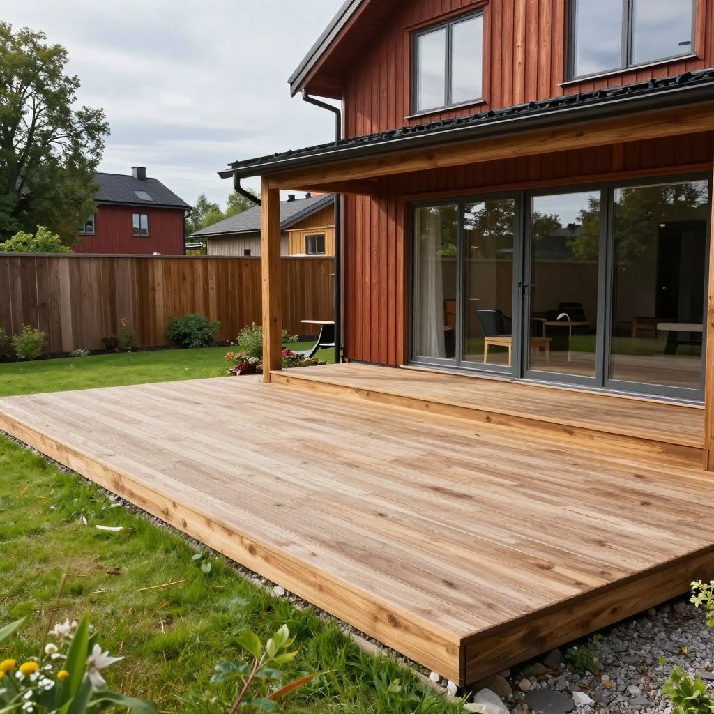 Villa i Stockholmsområdet med välskött träaltan sökes för reklamfilm