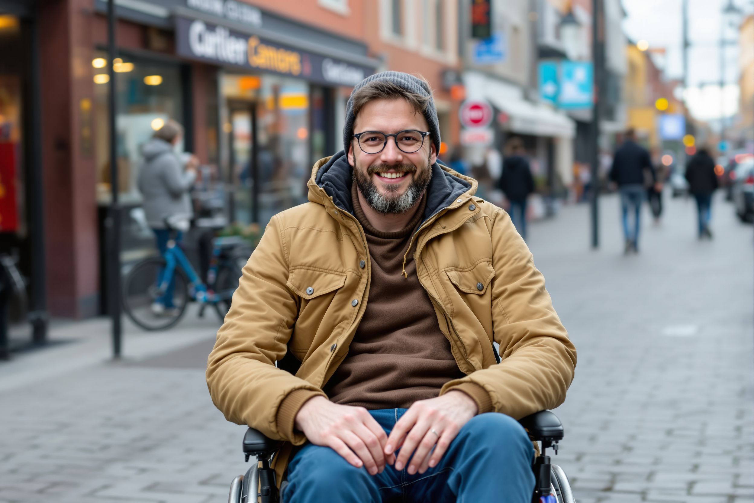 Rullstolsburen man ~30 år sökes till serie i Skåne