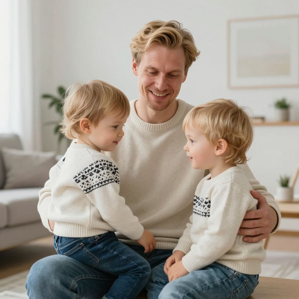 BLOND MEDELÅLDERSMAN TILL REKLAMFILM