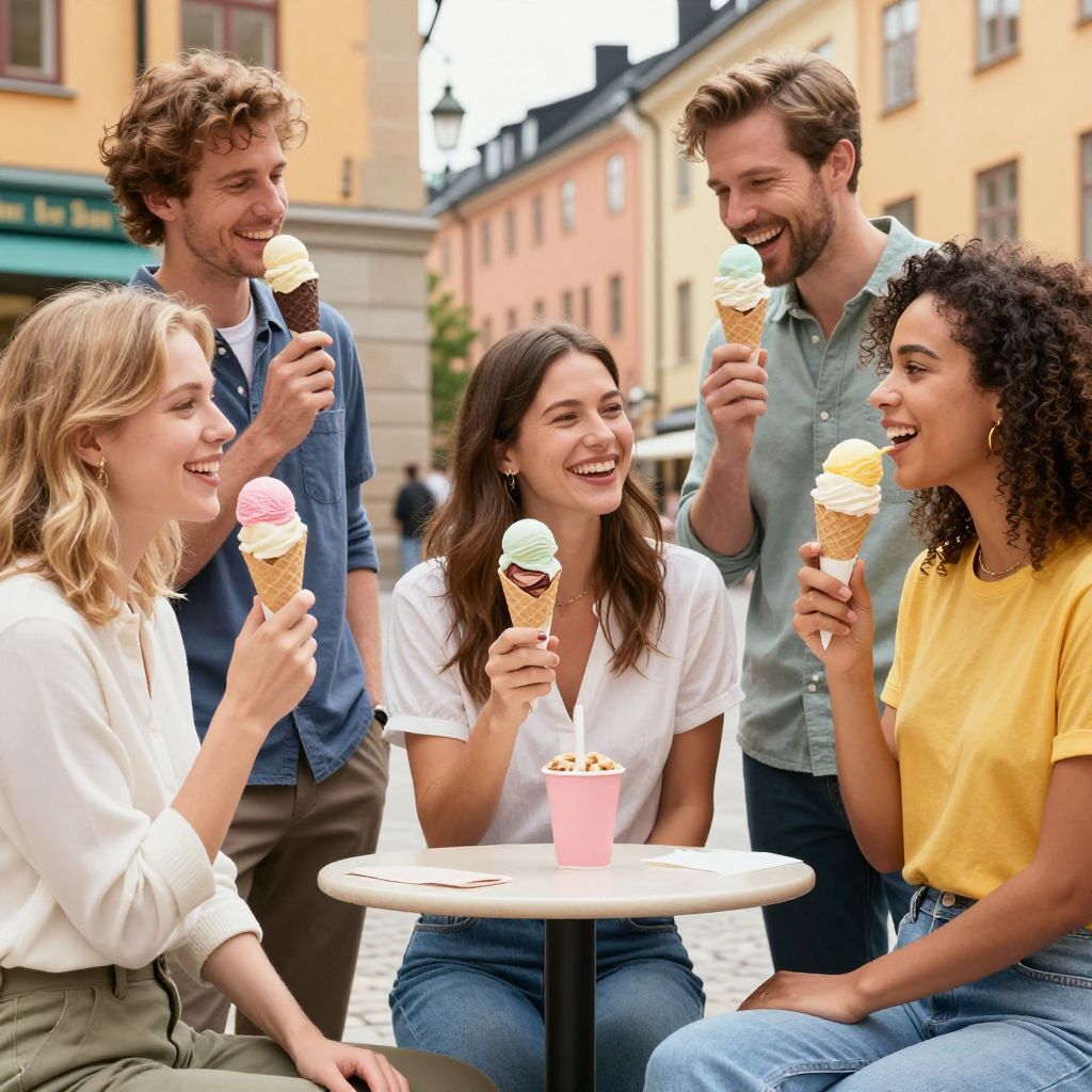 Statister sökes till glassreklam i Stockholm