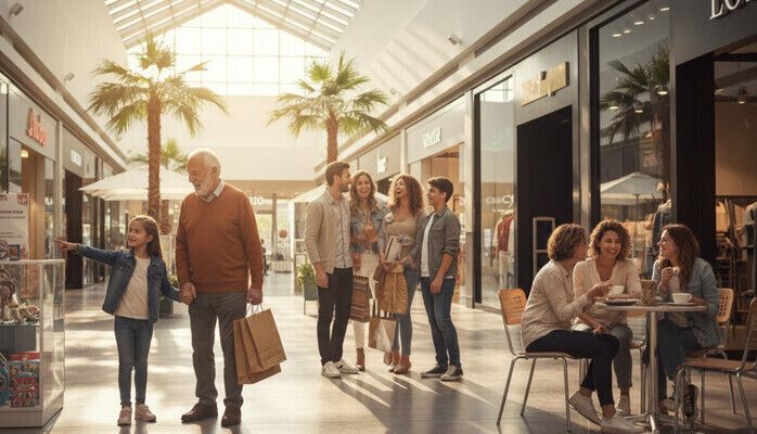 Modeller 6-70 år med sydeuropeiskt utseende sökes för köpcentrumkampanj