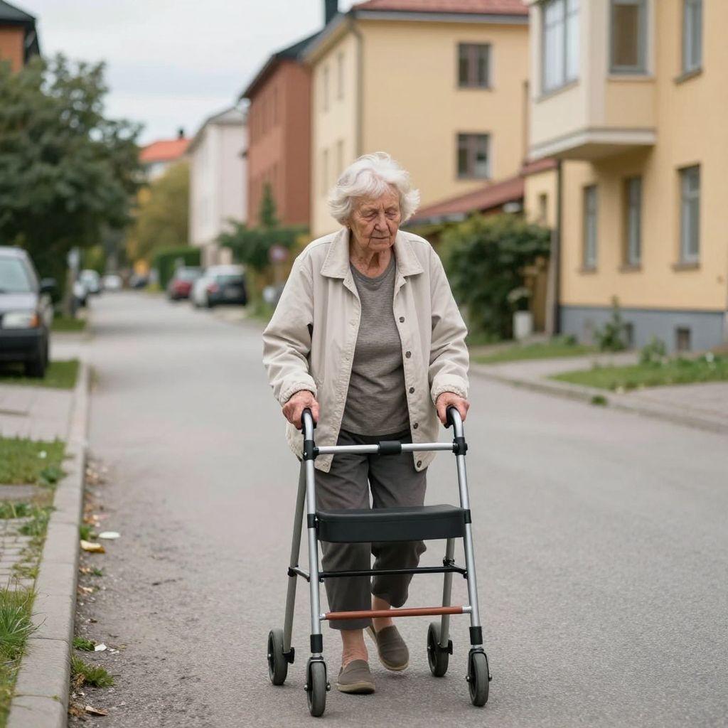 Äldre kvinna med rullator sökes som statist till kortfilm i Stockholm