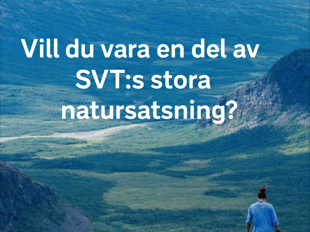 Deltagare sökes för SVT:s stora natursatsning 2028