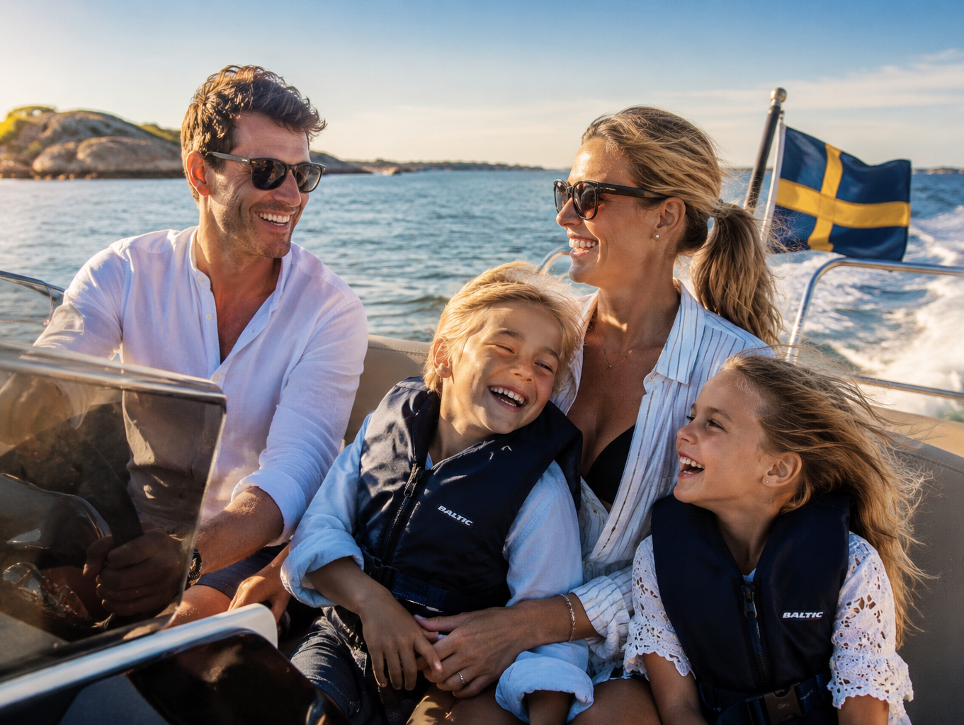 Familj med motorbåt sökes till fotoproduktion i Göteborgsområdet!