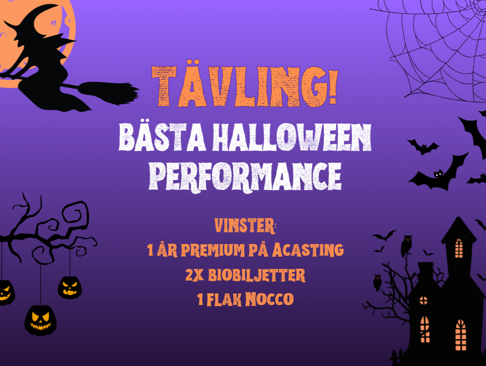Acasting Halloween Challenge 2026 – visa din bästa Halloween-performance