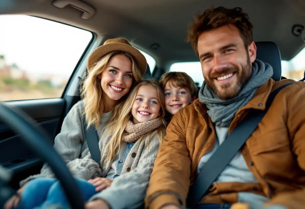 Familj sökes för global bilreklam i Madrid