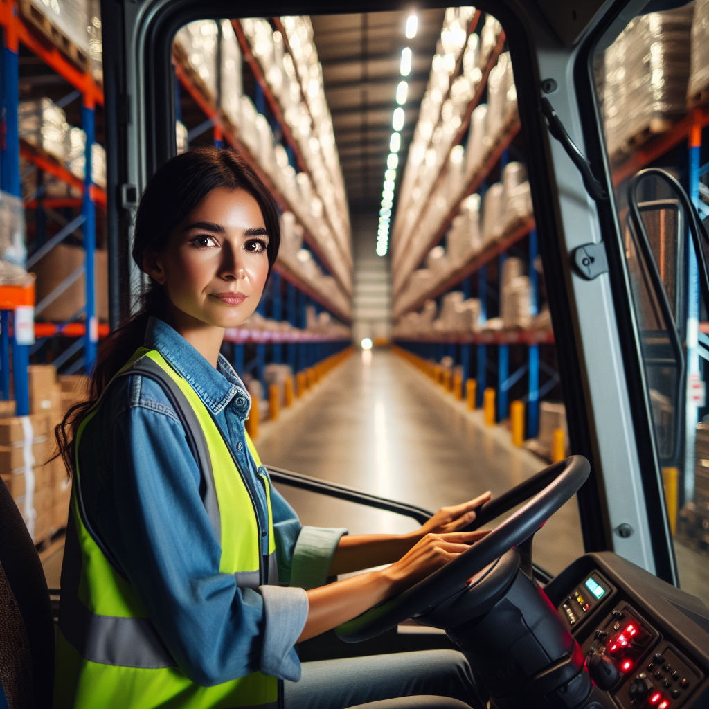 Kvinnlig statist med truck-kort sökes!!!