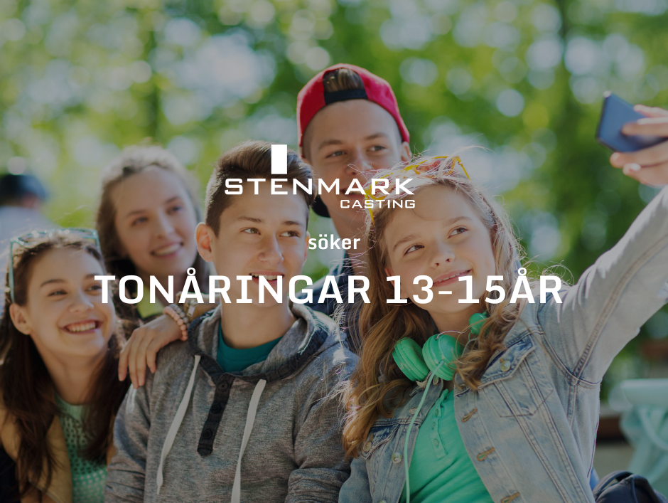 STENMARK CASTING SÖKER TONÅRINGAR 13-15ÅR TILL PROBONO-PROJEKT FÖR ANTIMOBBNINGSORGANISATION!