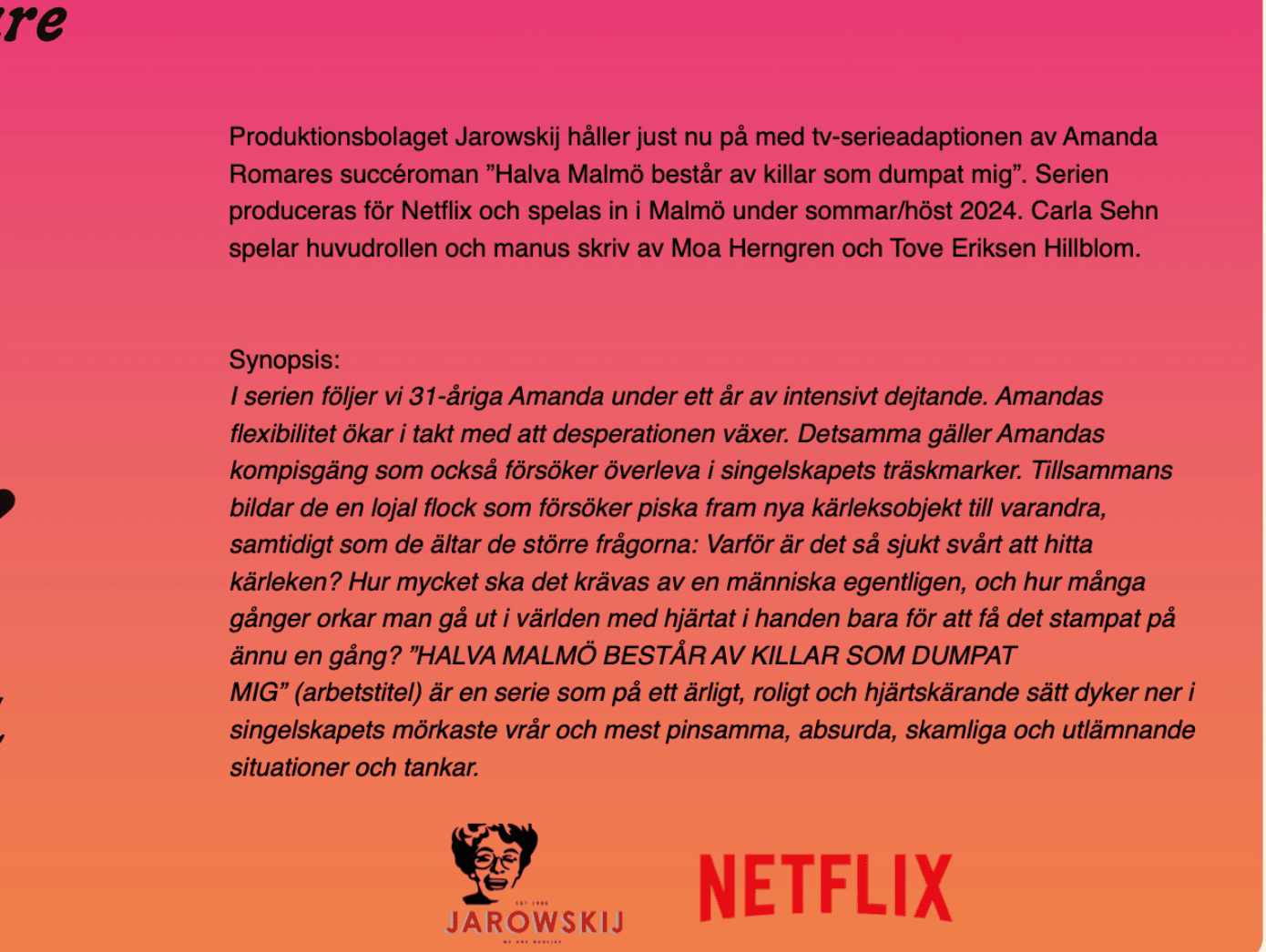 SKÅNE - PAR SÖKES SOM STATISTER