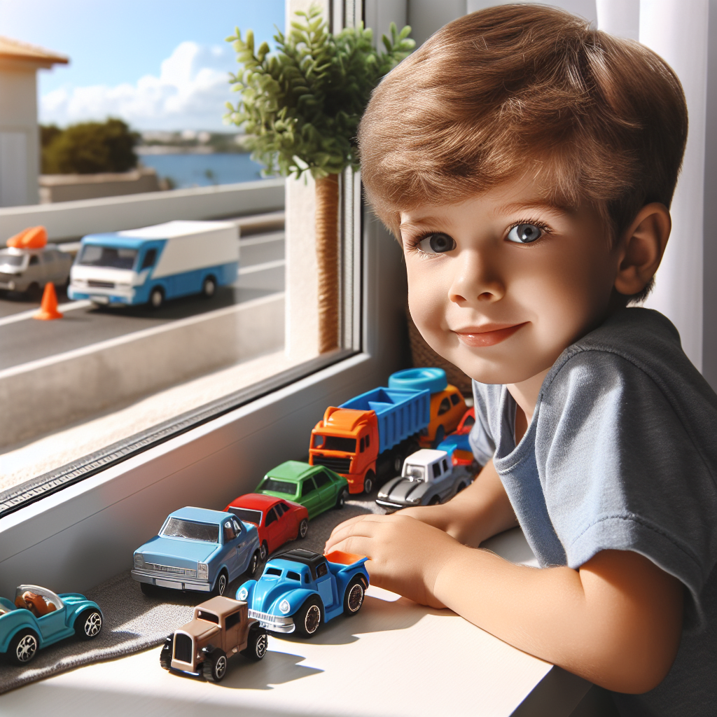 Reklam för fönster 10 000 :- pojke