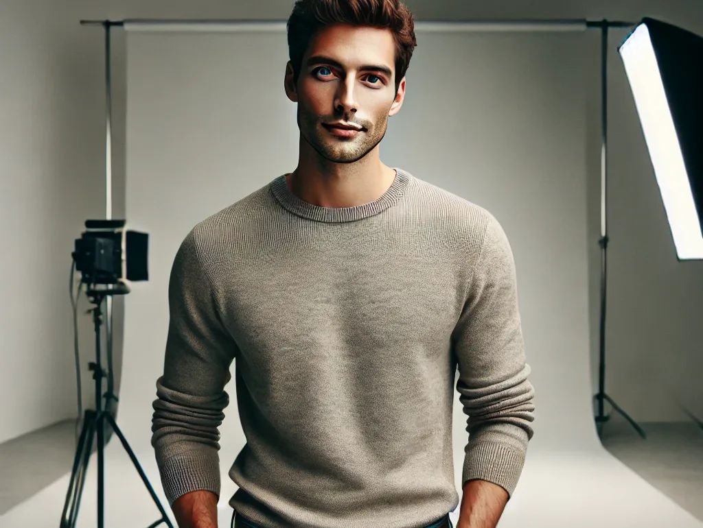 Män sökes till studiofotografering för arbetskläder