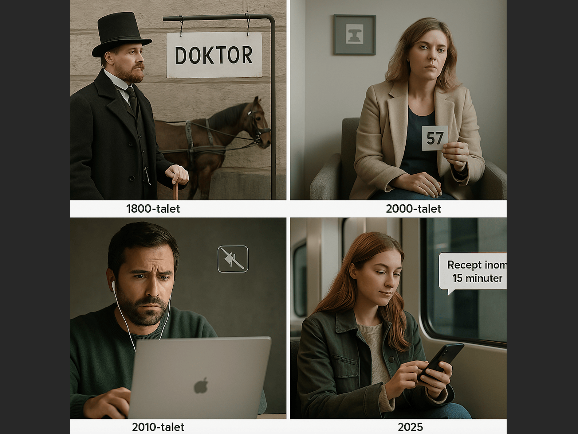 Annons för online vård (betalt)