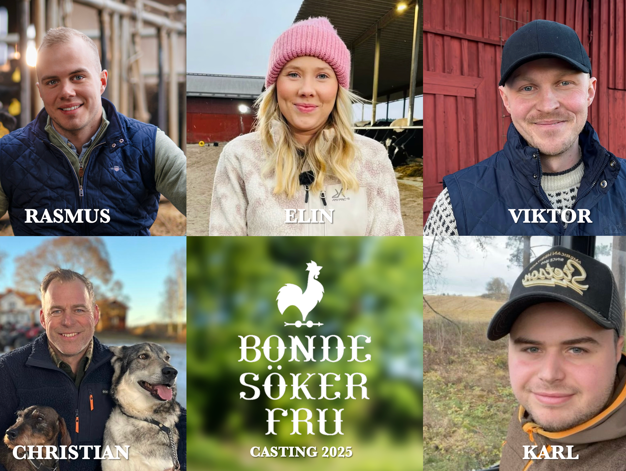 Här är bönderna I Bonde söker fru 2025 – sök nu!