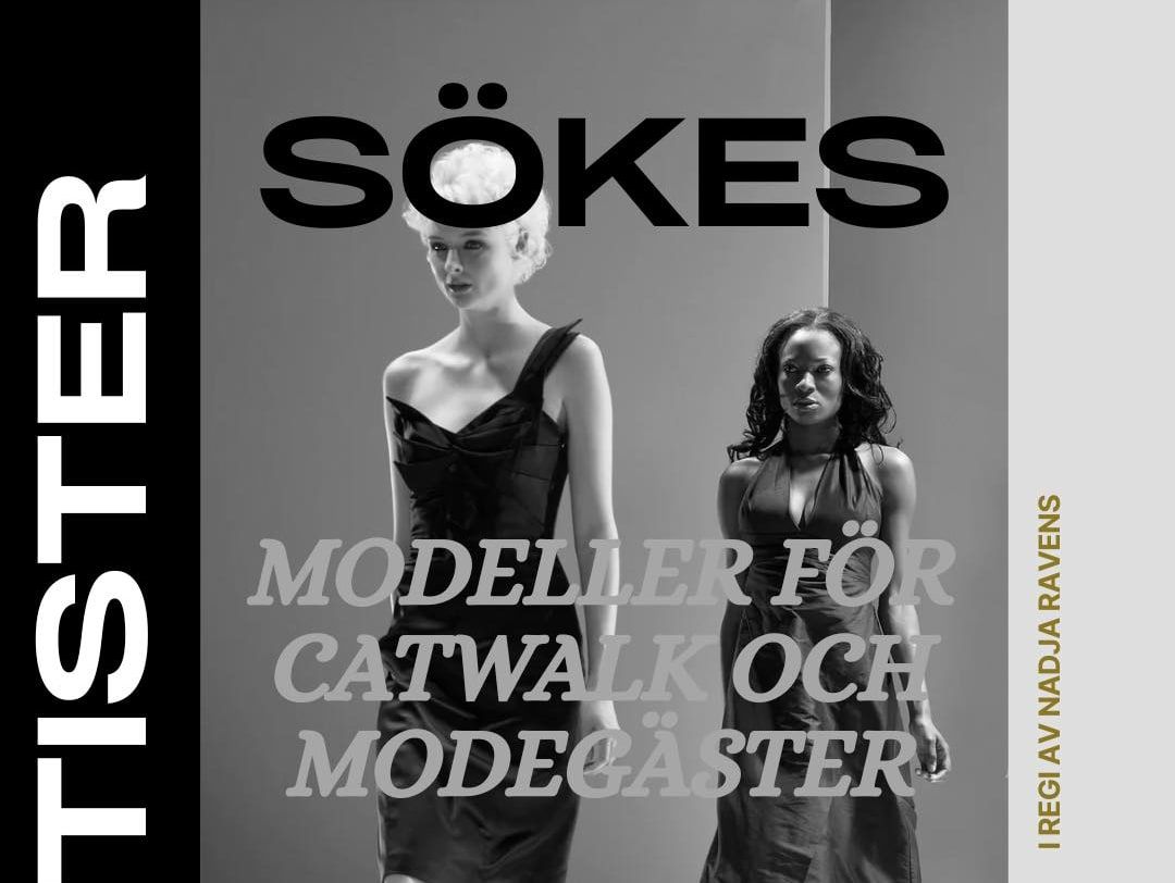 Modeller och gäster sökes till filmisk modeinspelning i Göteborg den 23 juni